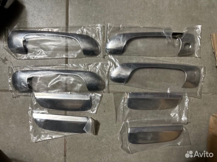 Хромированные накладки на ручки дверей Honda Jazz