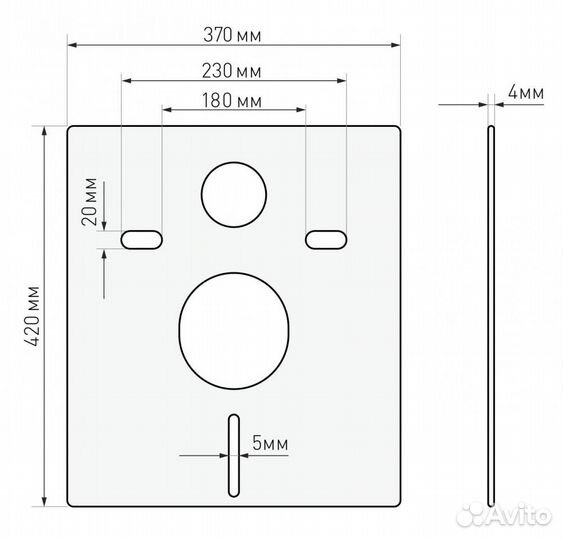 Инсталляция Berges Wasserhaus Atom 410 040333 для