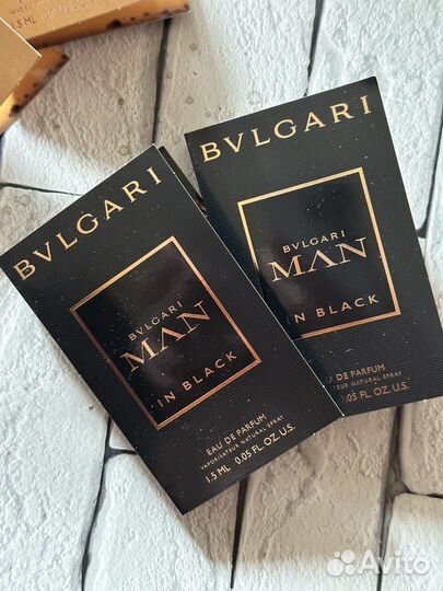 Bvlgari мужские пробники парфюма