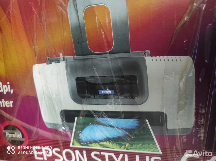 Принтер струйный цветной epson stylus C42SX и ч/б