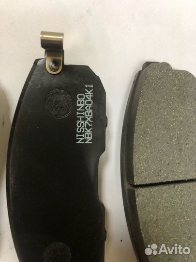 Колодки тормозные передние Nisshinbo NP2005, Teana