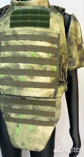 Бронежилет с кевларом С2 Защитник Макс Мох