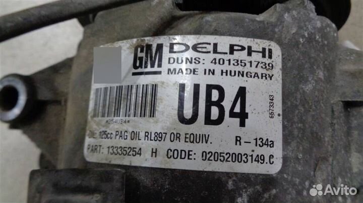 Компрессор системы кондиционирования Opel Astra J