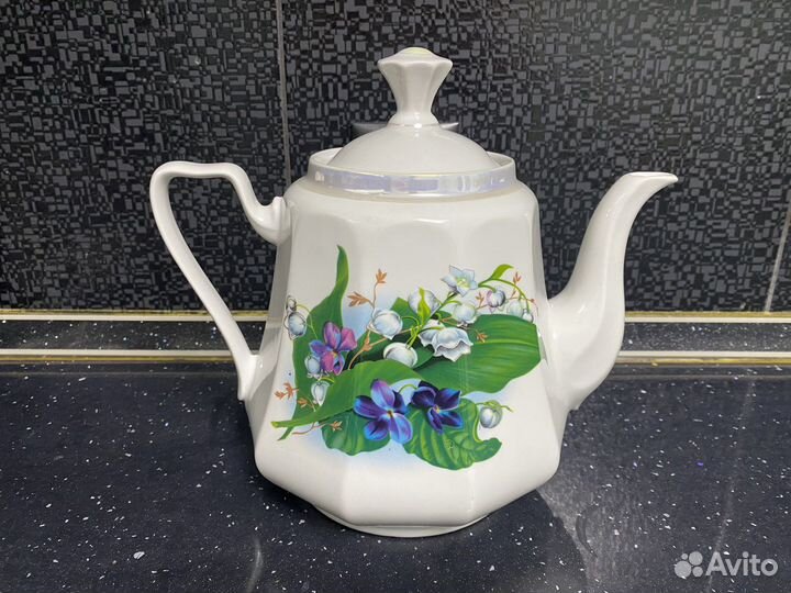 Чайник заварочный. Ваза. СССР. Фарфор. Большой
