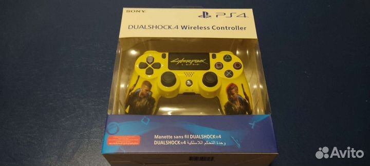Геймпад Ps4 новый, Cyberpunk, доставка