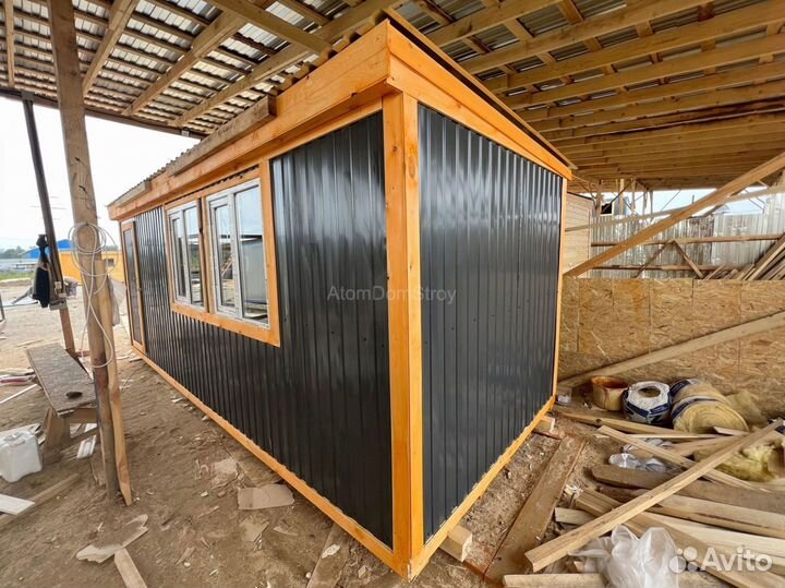 Новые деревянные бытовки