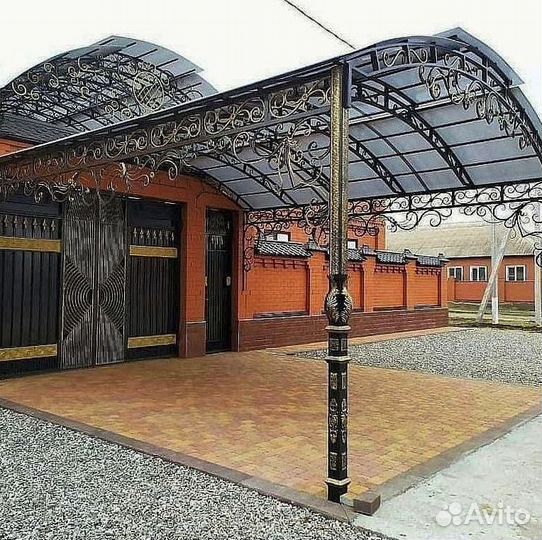 Навесы из поликарбоната для дома и дачи