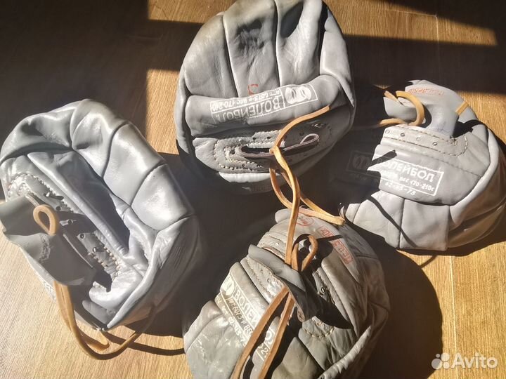 Волейбольный мяч кожаный СССР новый