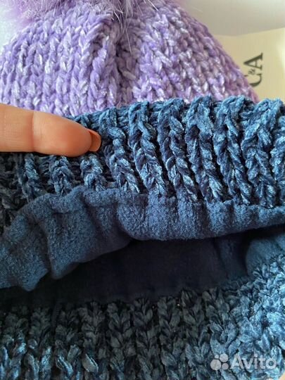 Новые шапочки и снуд C&A д/д 4-8 лет