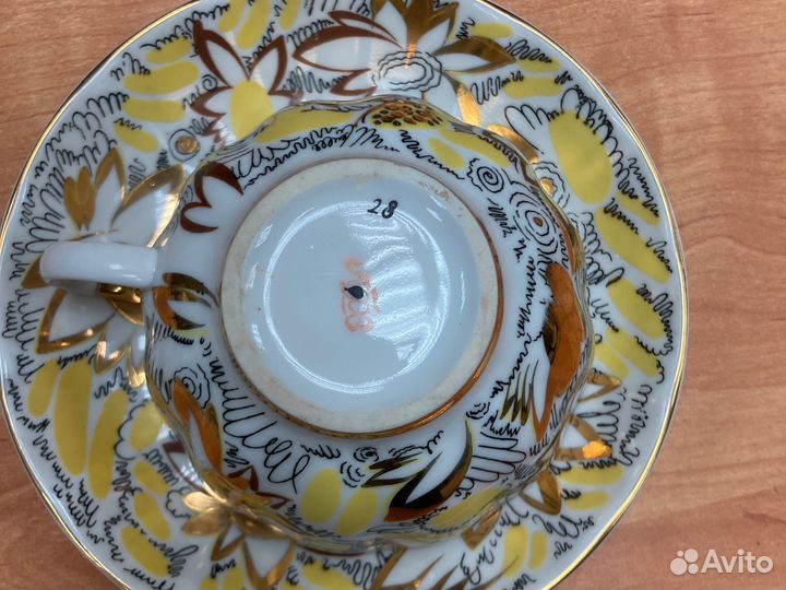 Чашка с блюдцем лфз