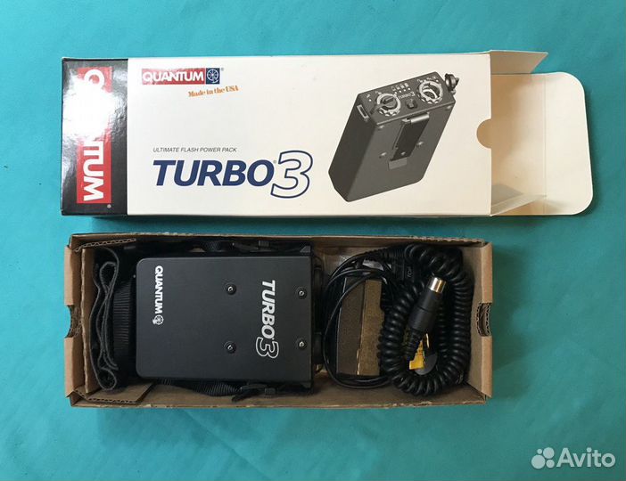 Аккамулятор Quantum Turbo 3 + кабели для вспышек