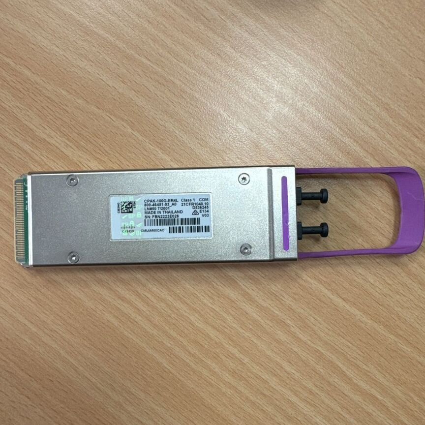 [CPAK-100G-ER4L] Оптический Модуль Cisco Cpak-100g-Er4l