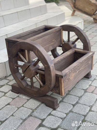 Деревянные кашпо