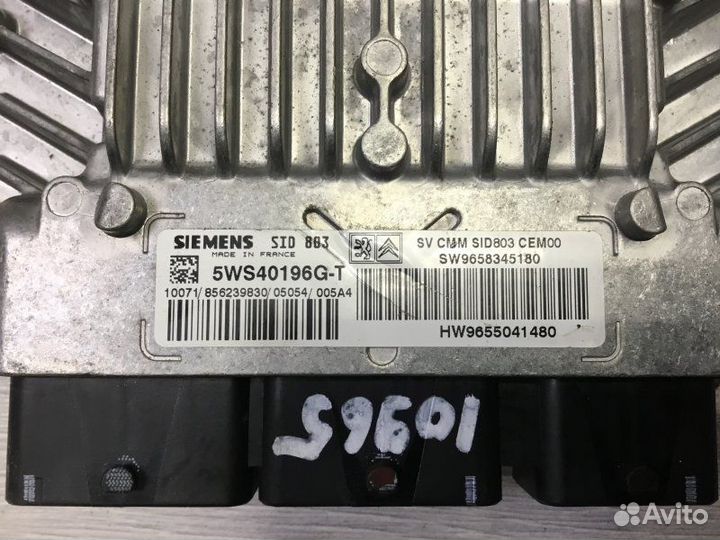 Эбу двс Peugeot 407 2 2005