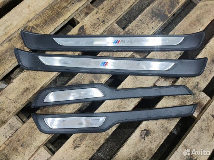 Накладка на порог салона Bmw 3 E90 N46B20 2007