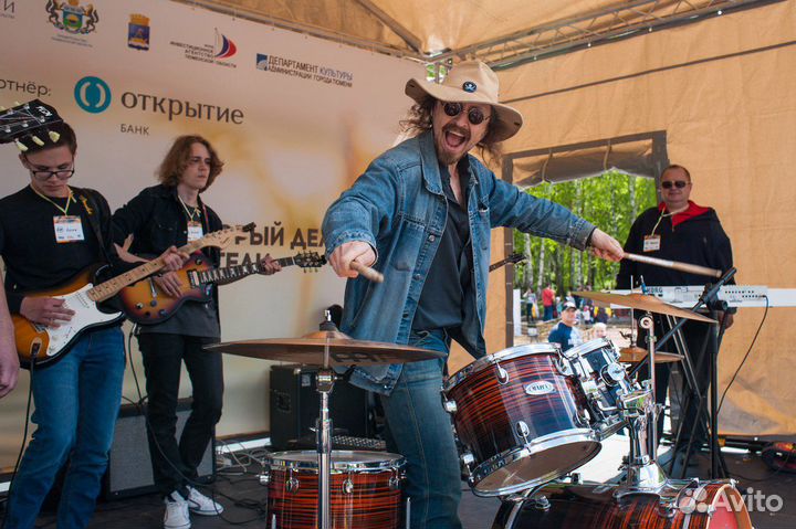 Школы рока-обучение,гитара,электро,вокал,барабаны