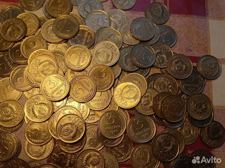 1,2,3,5,10,15,20 копеек СССР 1924-1957г.г