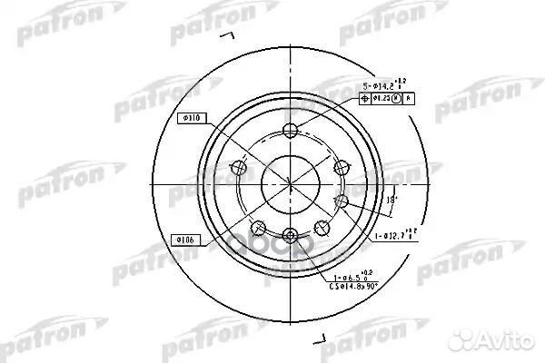 Диск тормозной задн opel: vectra B 95-02, vectr