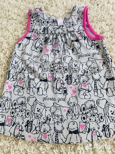 Пакет одежды на девочку 1-2 года