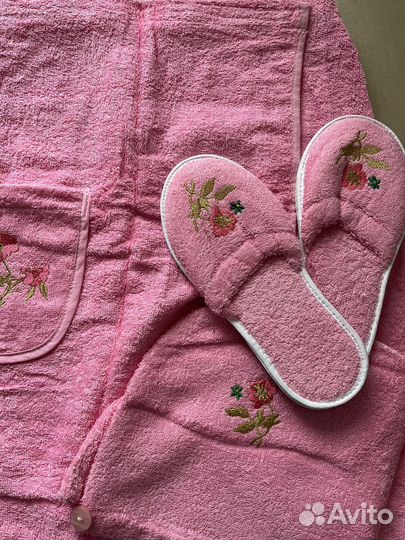 Банный набор подарочный с вышивкой