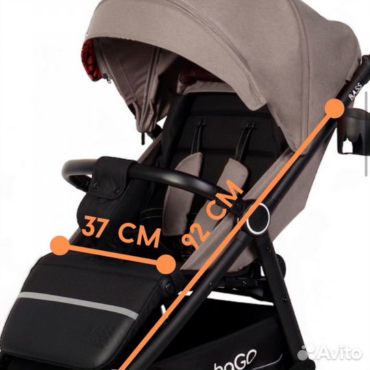 Коляска прогулочная Bubago Bass