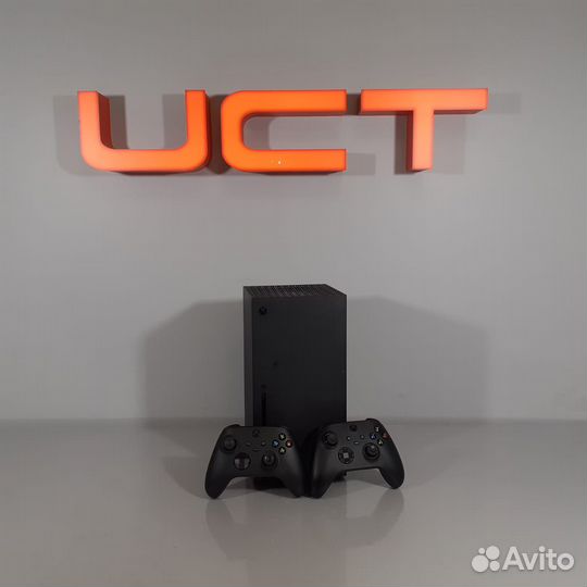 Игровая приставка microsoft xbox series X 1Тб + 2