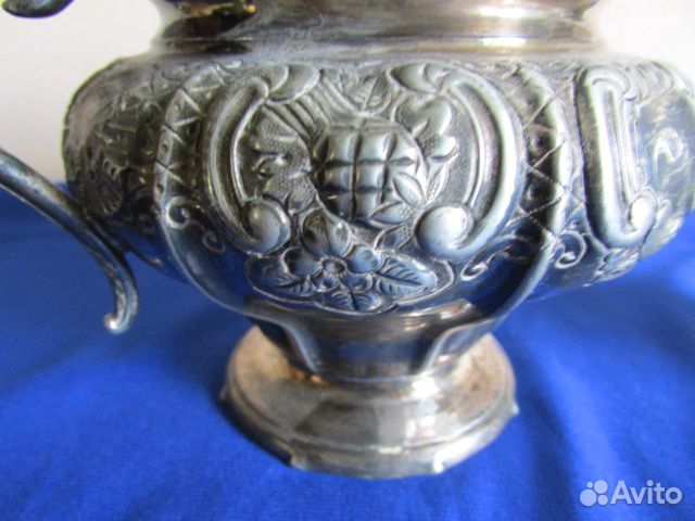 Набор для кофе, Англия 19 век. Серебрение 925пр