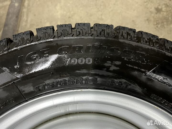 Bridgestone Ice Cruiser 7000S на дисках ваз 4-98