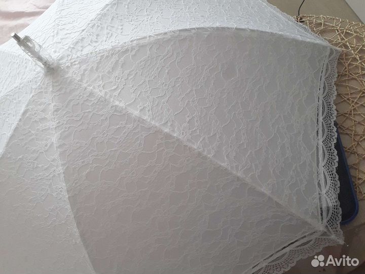 Кружевной зонт от дождя