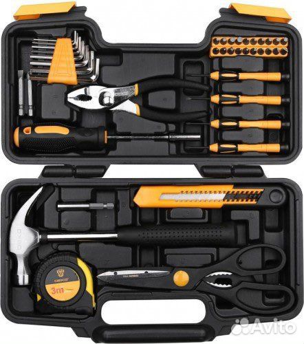 Набор ручного инструмента deko dkmt41 (065-0750)