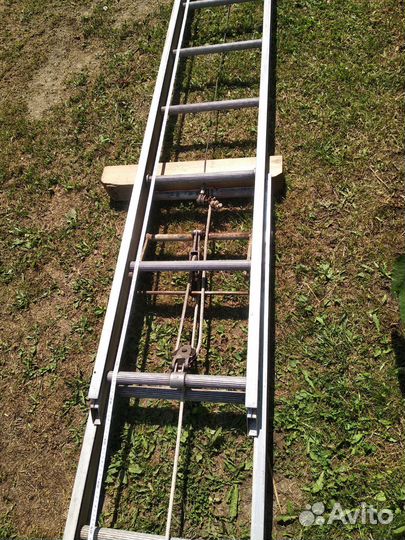 Лестница раздвижная 10.7м 3 секции