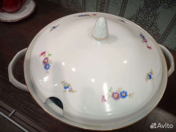 Супница фарфор новая СССР