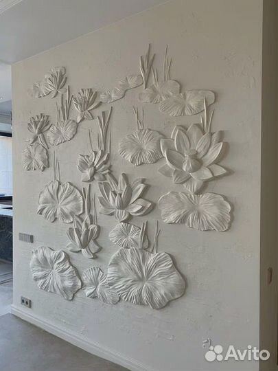 Барельеф / Панно 7 Лотосов