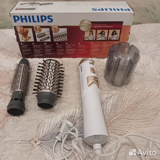 Фен щетка вращающаяся philips