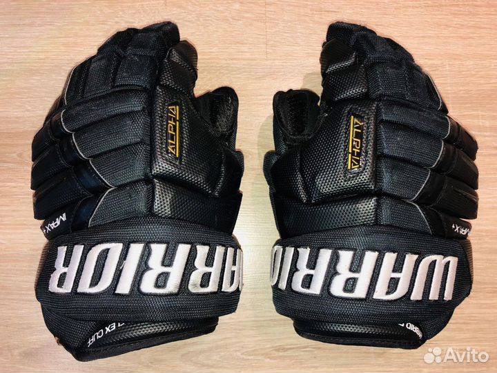 Краги хоккейные Warrior alpha DX Sr