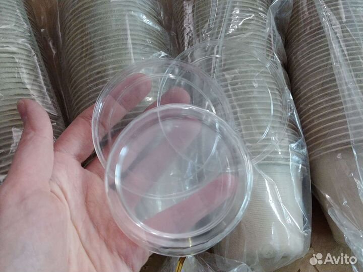 Соусники одноразовые с крышкой биоразлаг. 200шт