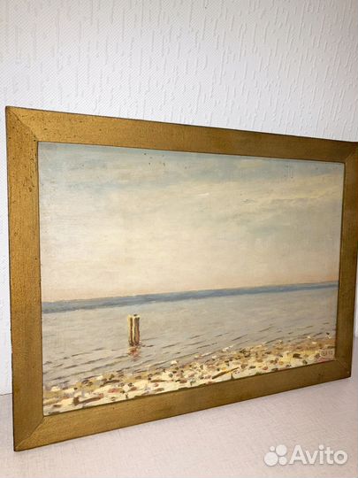 Картина маслом старая СССР