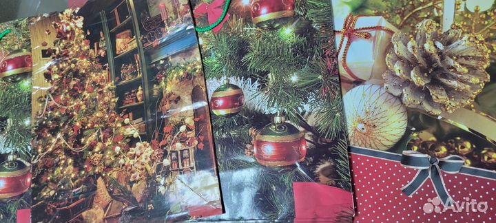 Пакеты подарочные ламинированные в ассортименте