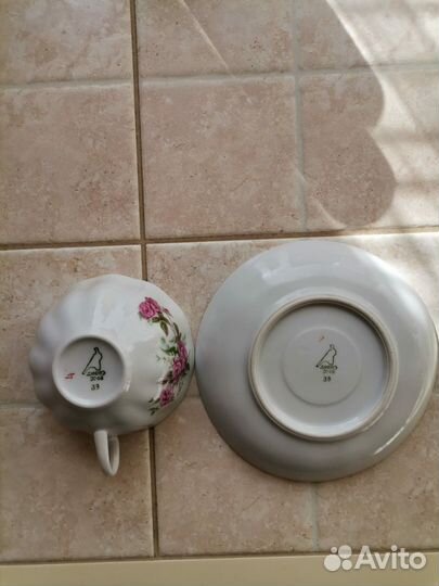 Чайная пара Дулево