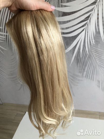 Волосы на заколках натуральные