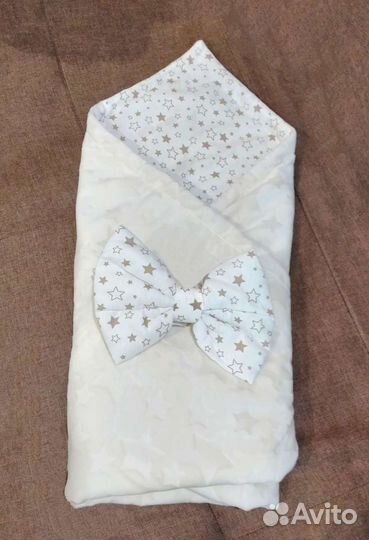 Конверт на выписку с коконом и шапочкой