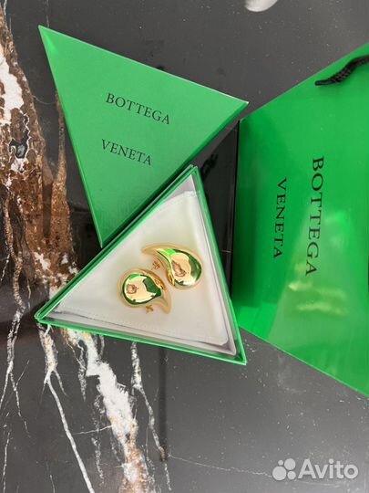 Bottega veneta серьги капли