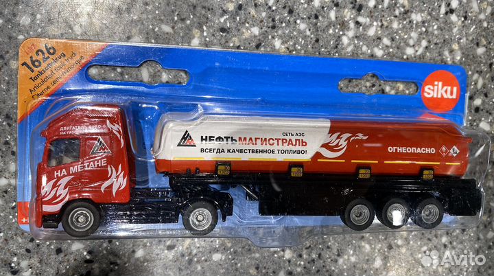 1/87 volvo siku нефтьмагистраль грузовик