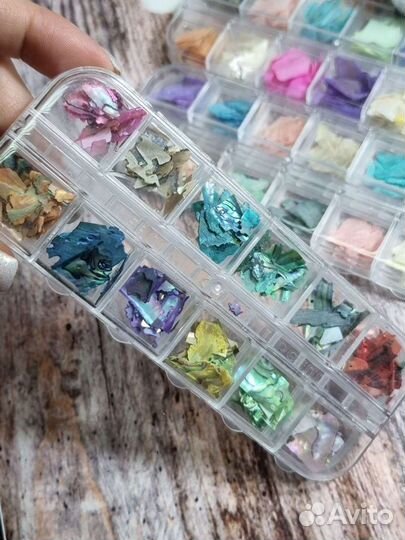 Ракушка, для маникюра, эффект 