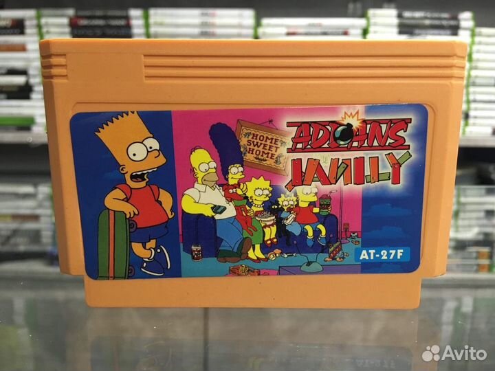 Картридж из 90х Dendy Simpsons арт 85