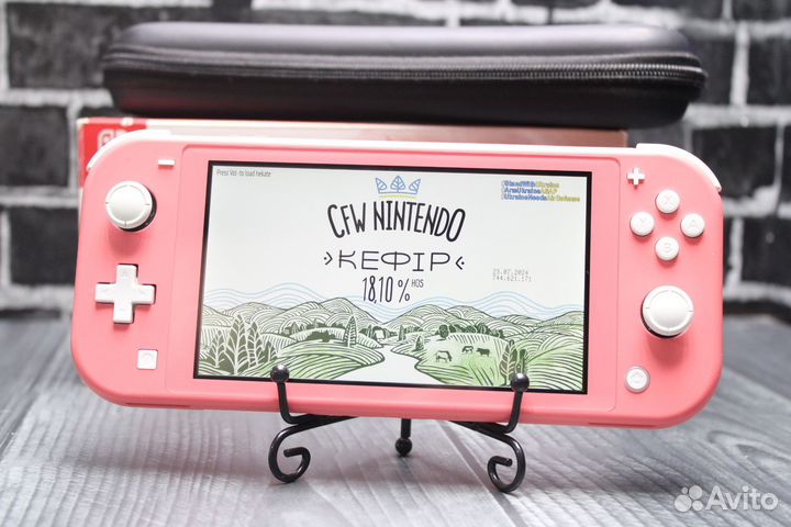 Nintendo switch lite 128гб прошитая