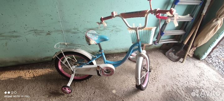 Велосипед детский 18 дюймов для девочки