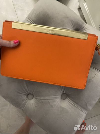Сумка клатч натуральная кожа новая