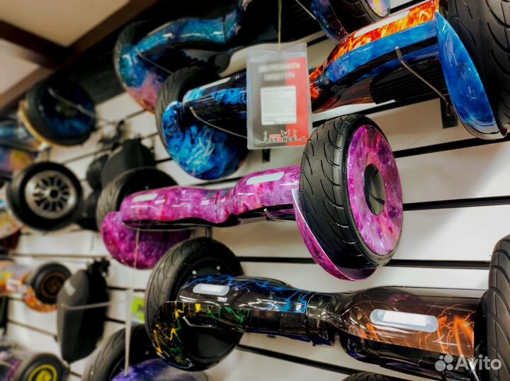 Гироскутер 10,5 дюйм Розовый космос