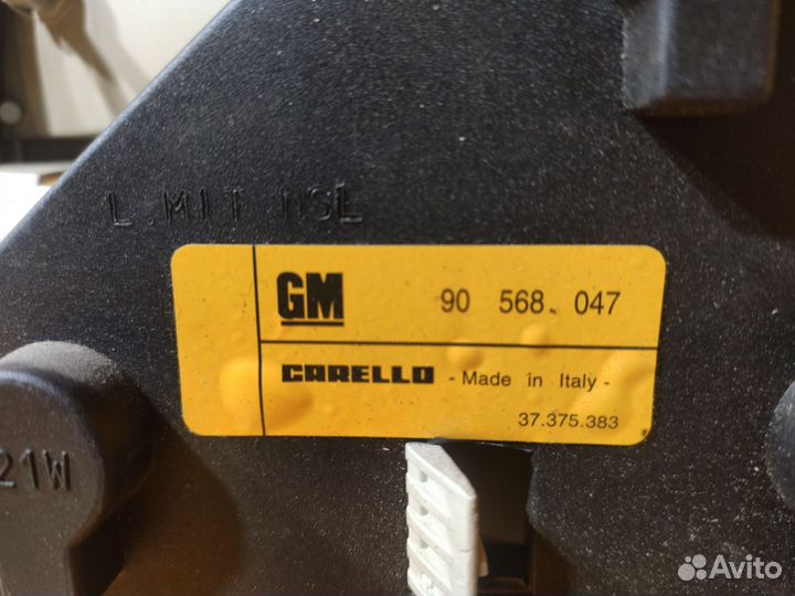 Фонарь задний левый opel: vectra B